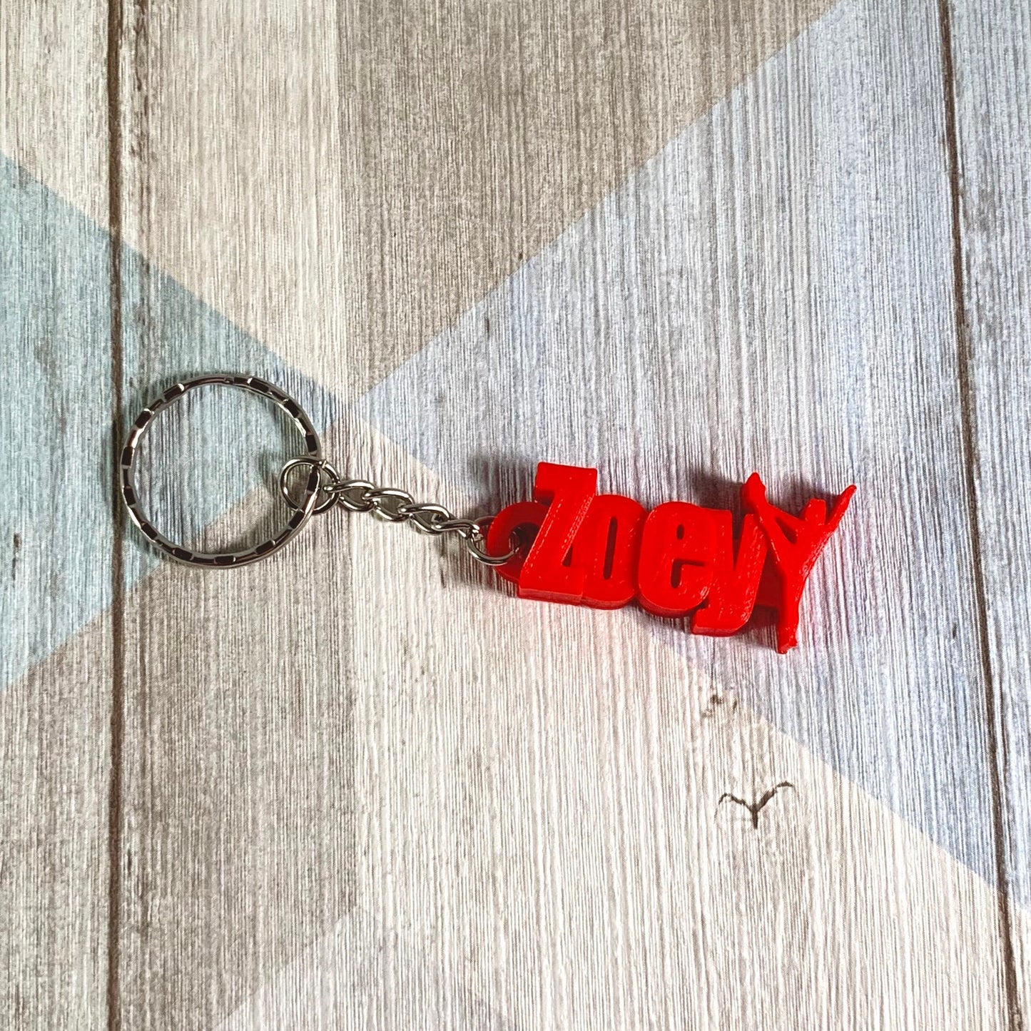 Gymnast - Cheerleader - Personalised Keyring - Personalized Keychain - 3D Printed - Party Bag Fillers - School Bag - Under 5 Pounds-Stocking