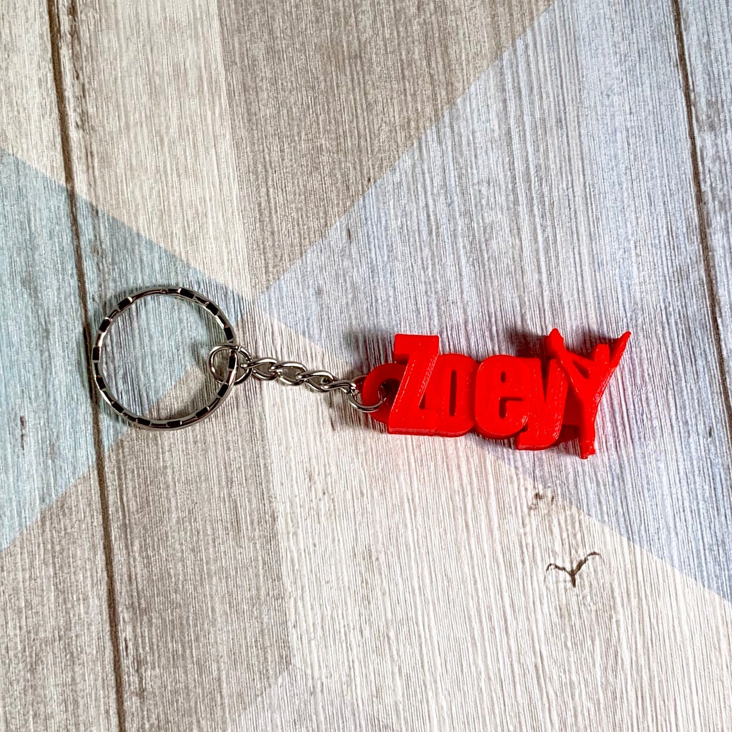 Gymnast - Cheerleader - Personalised Keyring - Personalized Keychain - 3D Printed - Party Bag Fillers - School Bag - Under 5 Pounds-Stocking