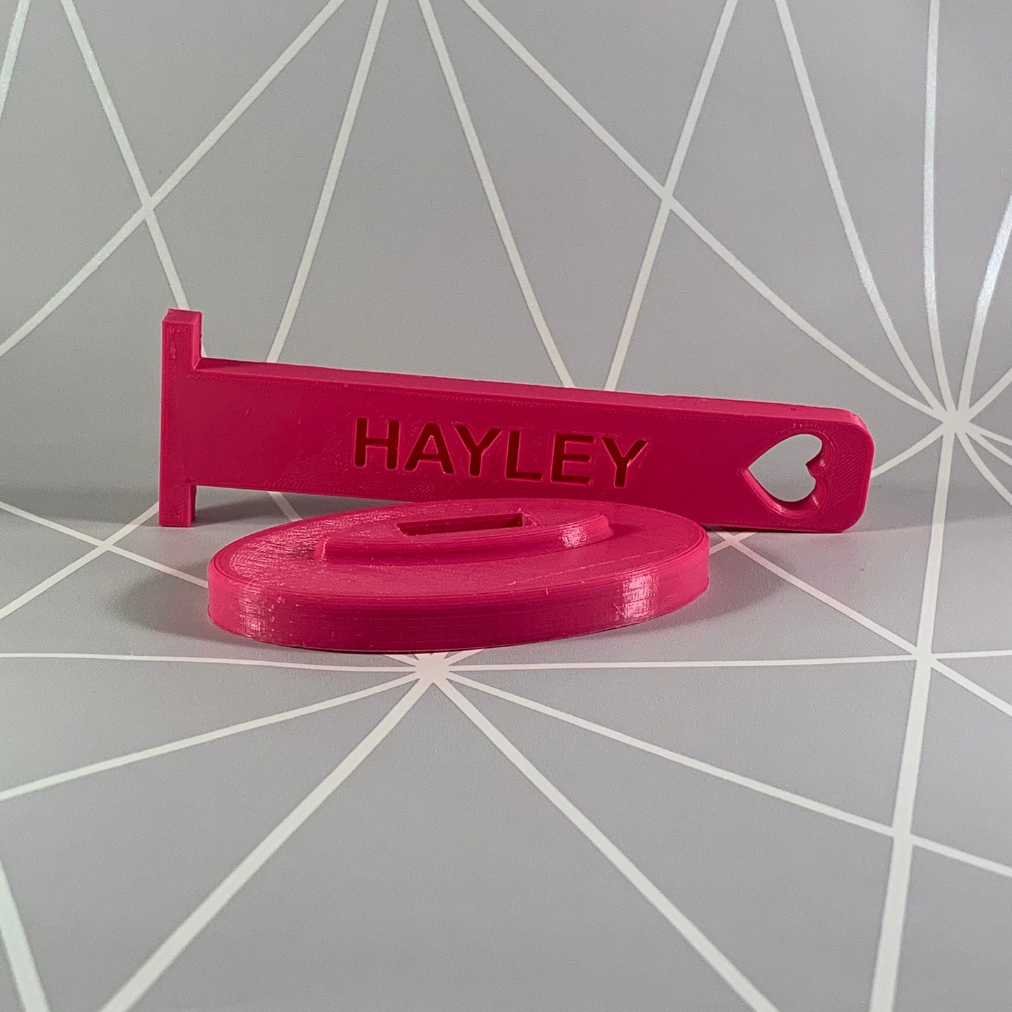 Scrunchie Holder Personalised Personalized 3D Printed - Hair Accessories - Hair Band - Single Pole - Gifts for Girls - Christmas - Stocking