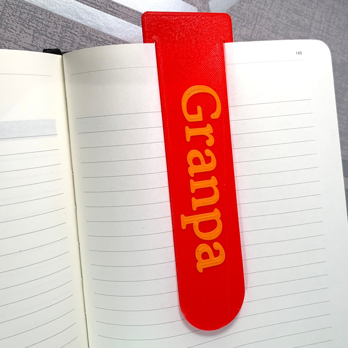 Bookmark Personalised - 3D Printed - Book Lovers - Gifts for Her - Gifts for Him - Party Bag Fillers / Favours - Gifts under 5 pounds