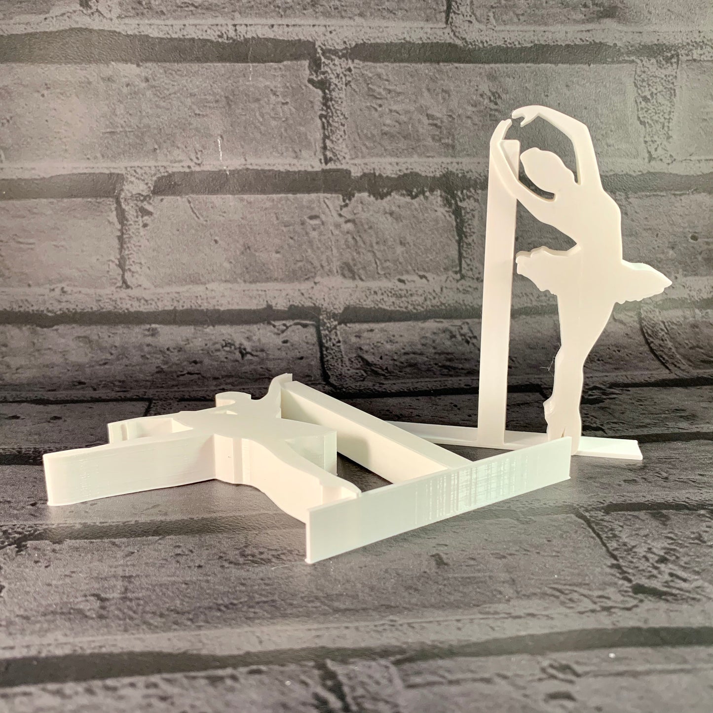 Ballerina Bookends - Dancer - 3D Printed - Book Storage - Nursery Decor - Children's Bedroom - Gifts for boys - Gifts for girls - Birthday