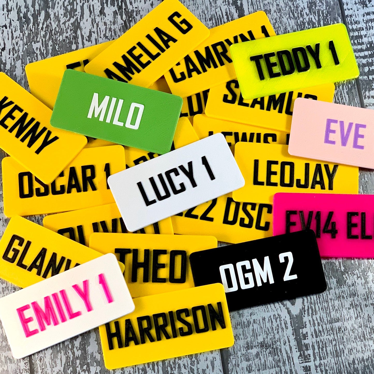 Little Tikes REAR Numberplate Personalised - 3D printed - Toy Car - Children - Kids - Name - Garden Toys - First 1st Birthday Gifts