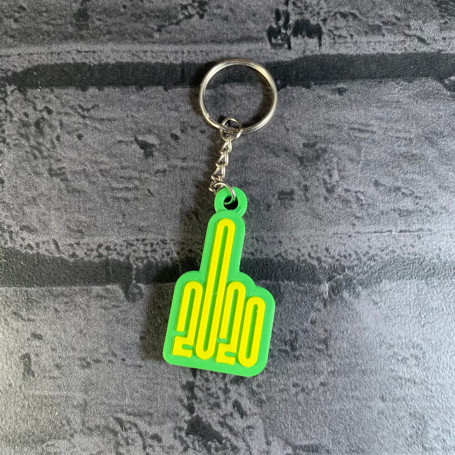 2020 Lockdown Keyring - Keychain - Personalised 3D Printed - Pandemics - Fun Gift - Stocking Filler - Humour - Swearing