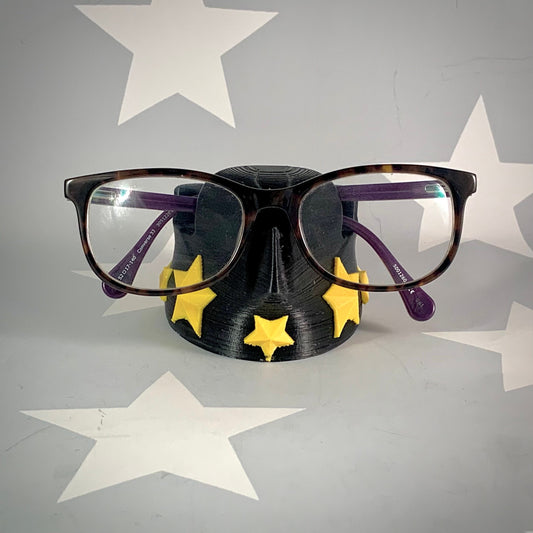 Glasses Stand - Glasses Case/Display - Stars - Mr 0-0 - Spectacles Holder - Kids Glasses - Custom Glasses Display - Fathers Day Gift