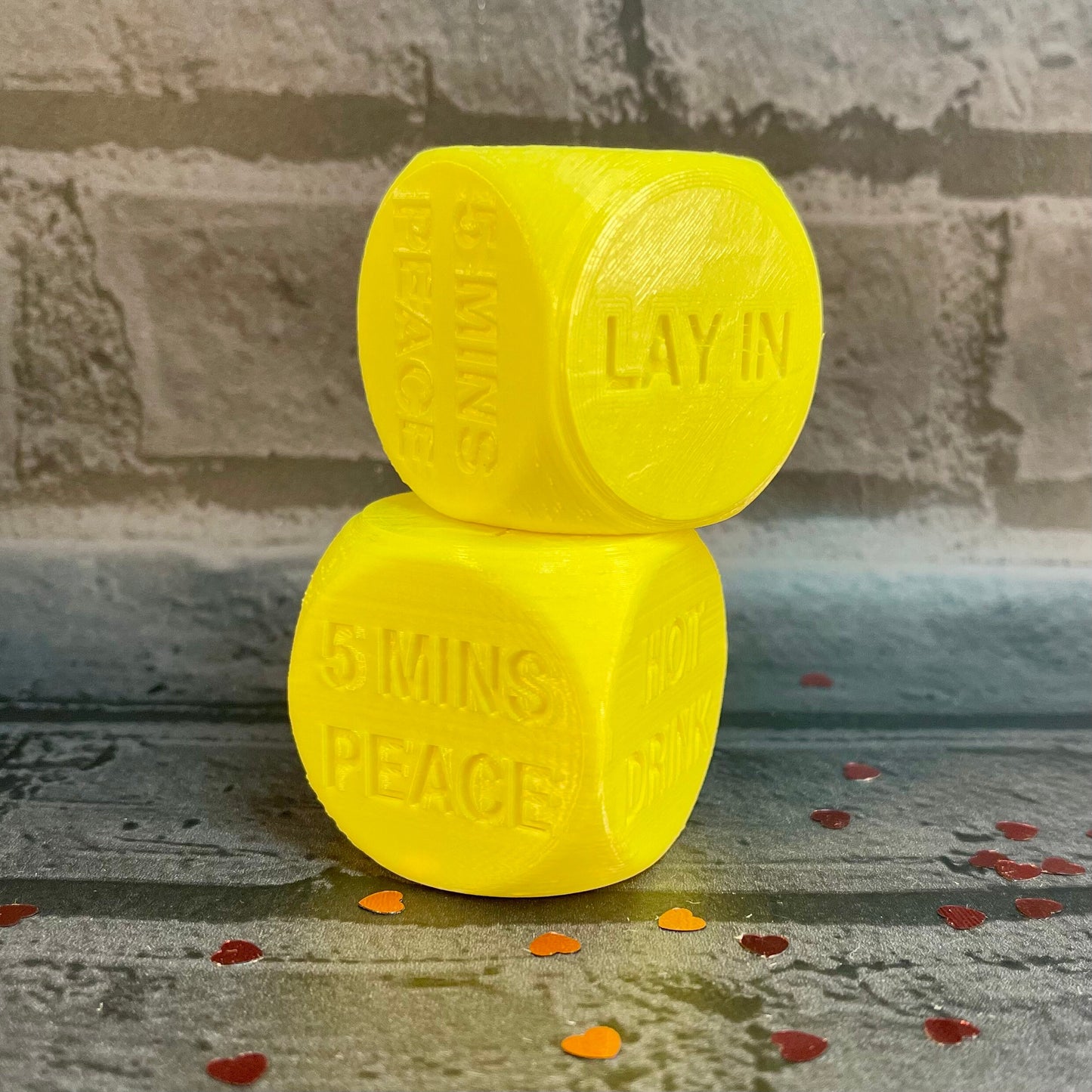 Mother’s Day Dice - 3D Printed - novelty gift idea for her - Decision Maker - Relaxation - Rest - 5 Minutes Peace