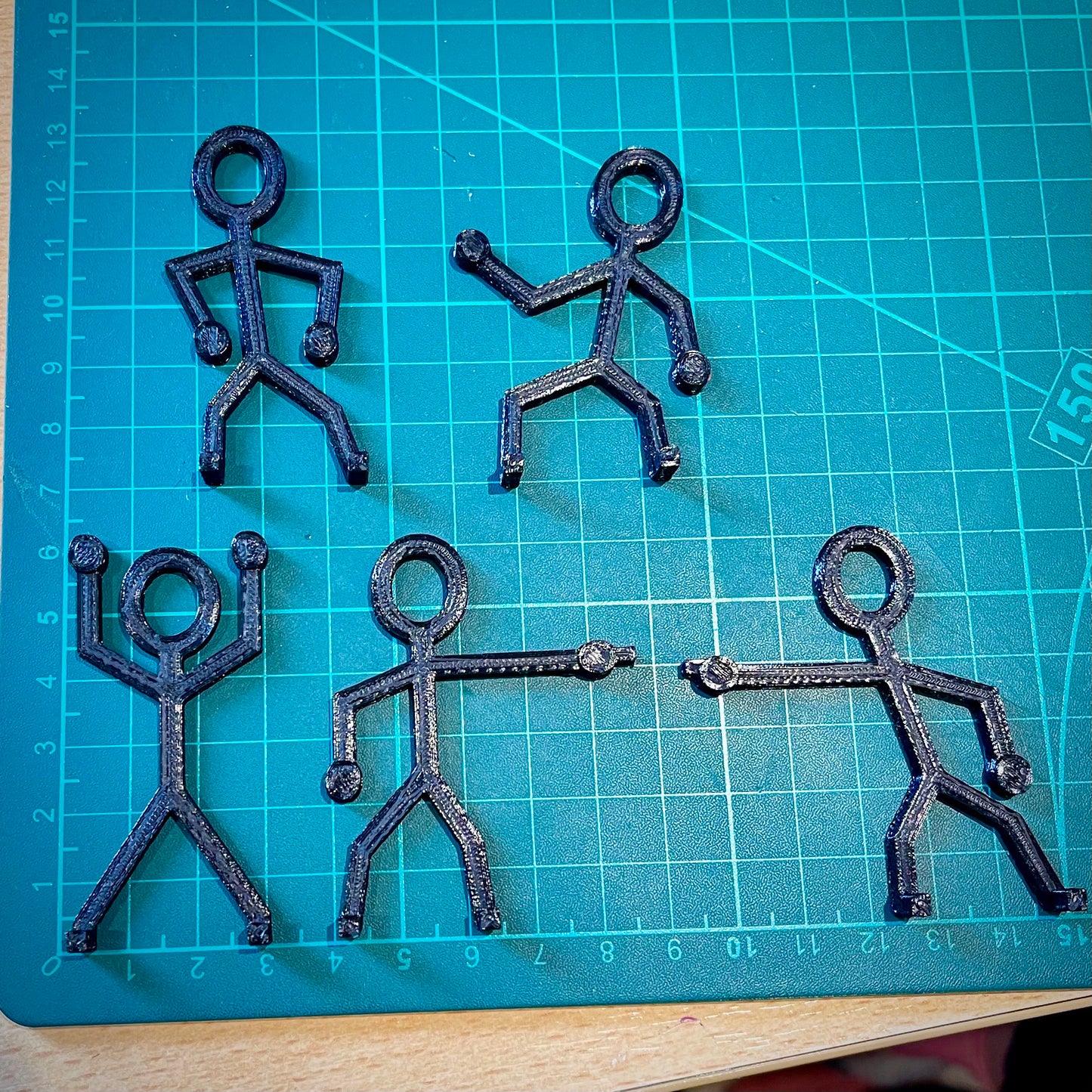 Stickmen - Stickman - Pencil Doodle Men - 3D Printed - Desk Accessory - Home Office - Gifts for Him - Gifts for Her - Lockdown Gifts