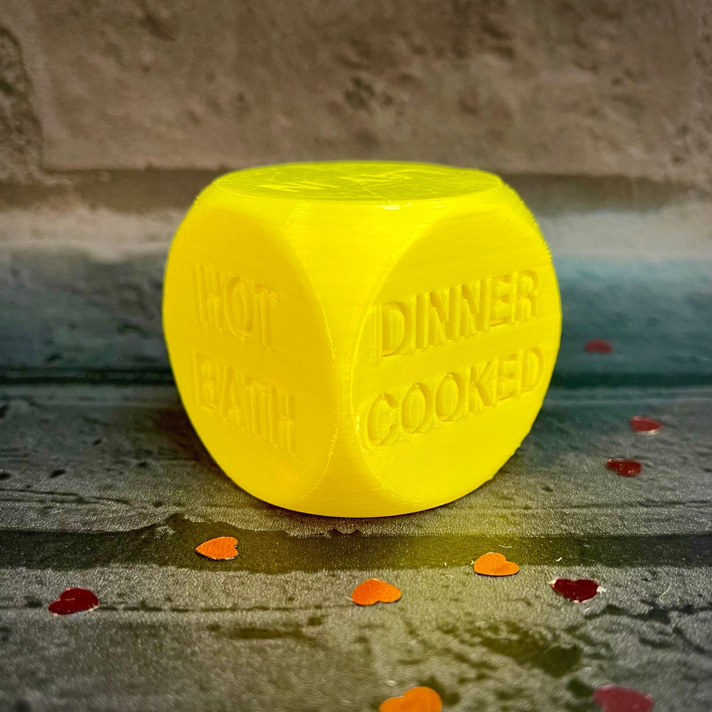 Mother’s Day Dice - 3D Printed - novelty gift idea for her - Decision Maker - Relaxation - Rest - 5 Minutes Peace