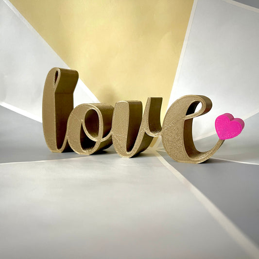 Love Heart Statue Ornament - Wedding - Anniversary - Love You - Engagement - Home Decor - Newlyweds - Happy Couple - Valentines Day - Amore