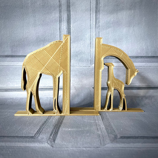 Giraffe Bookends - 3D Printed - Book Storage - Children's Bedroom - Gifts for Mum - Gifts for Dad - Rainforest - Desk Tidy - Nursery -Parent