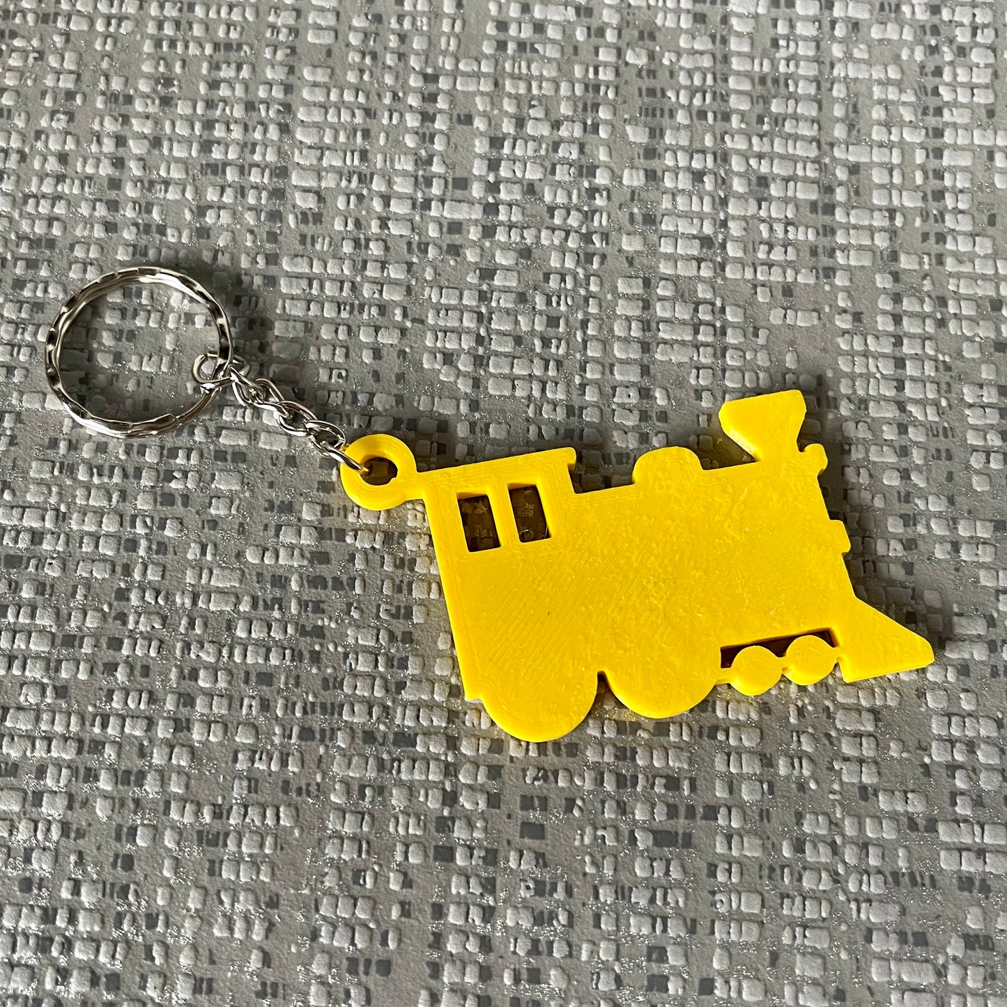 Train Keychain/Keyring - 3D Printed - Personalised - Vehicles - Transport - Personalized - Party Bag Fillers - Book Bag- Under 5 Pounds