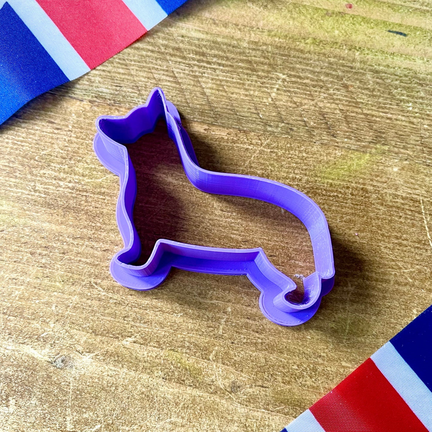 Corgi Dog - Cookie Cutter - Cute Cutter - Biscuit - Fondant - Clay cutter - Dough - Queens Platinum Jubilee - Monarchy - Royalty - Royal