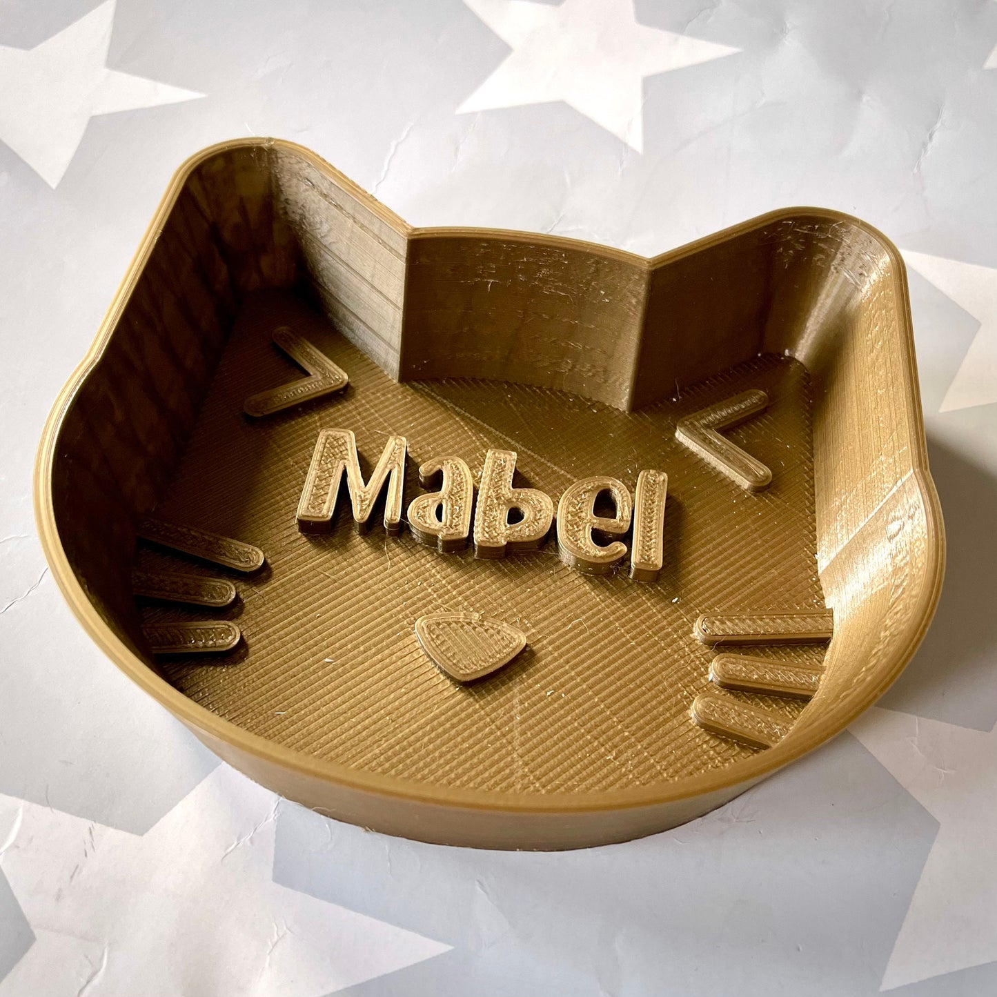 Cat Feeding Bowl Dish Personalised  - 3D Printed - Kitten - Pussycat - Custom - Pet Feeding - Pet Lover - Pets - Animal Lover - Home Decor