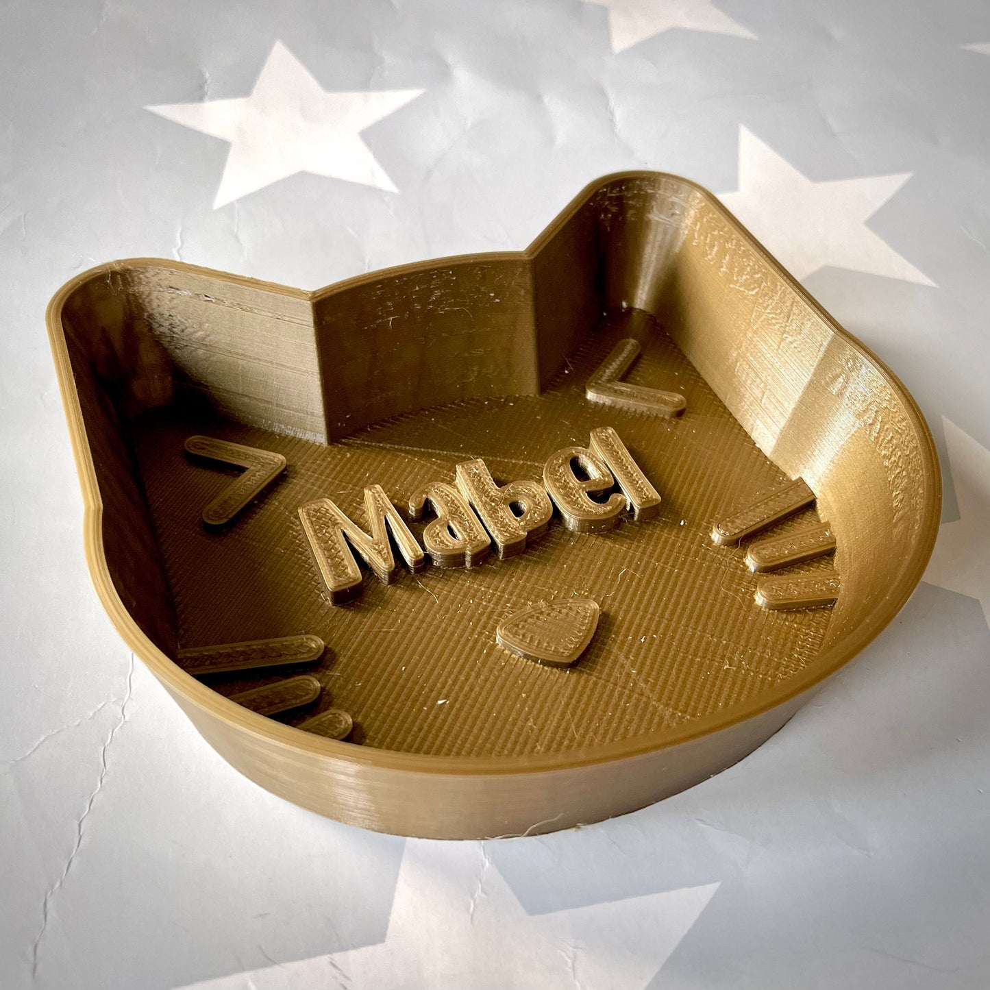 Cat Feeding Bowl Dish Personalised  - 3D Printed - Kitten - Pussycat - Custom - Pet Feeding - Pet Lover - Pets - Animal Lover - Home Decor