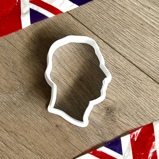 Prince Charles Head Silhouette Cookie Cutter - Biscuit - Fondant - Clay cutter - Dough - Kings Coronation - Monarchy - Royalty - Royal Stamp