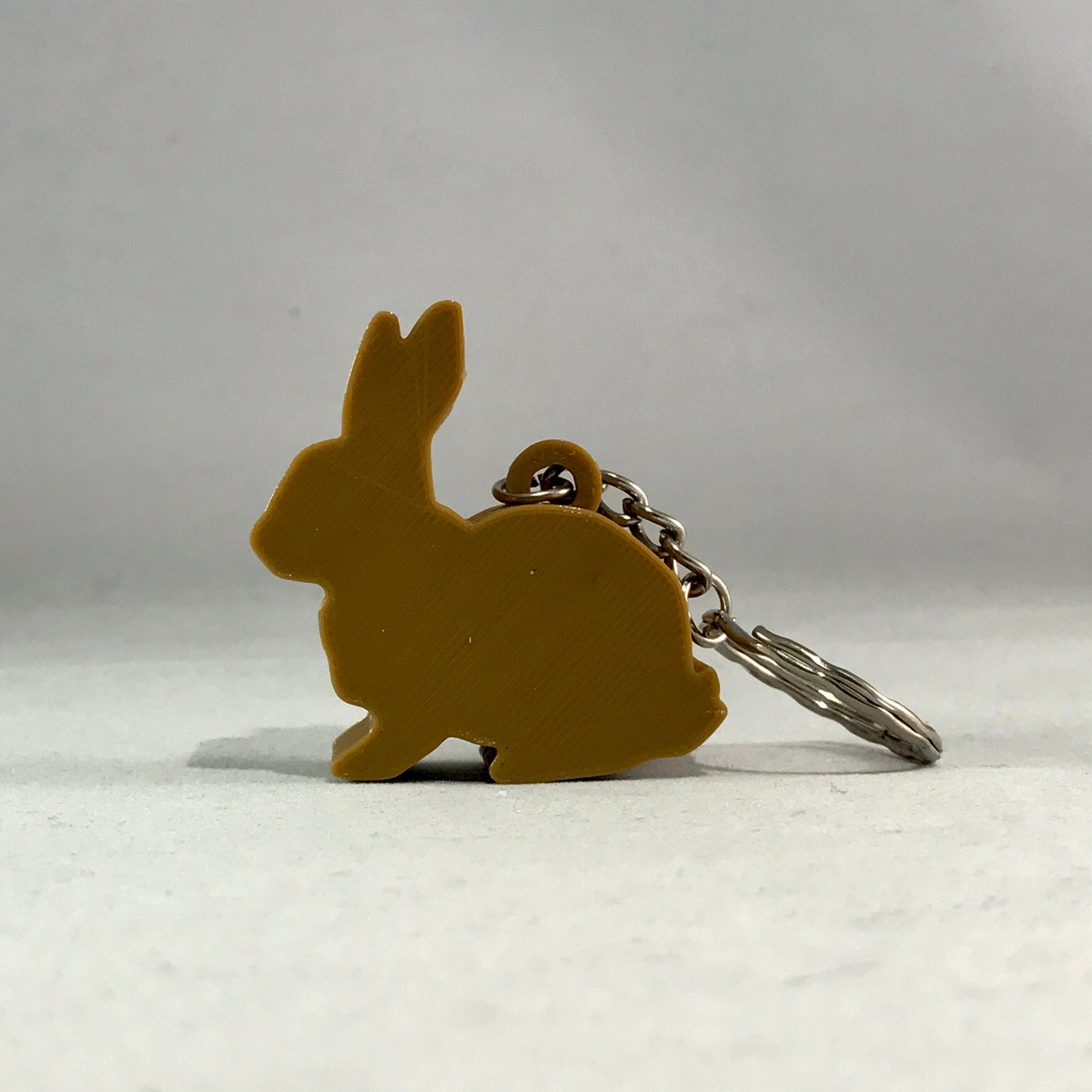 Bunny Rabbit Keyring/Keychain - 3D Printed - Party Bag Fillers - School Bag - Birthday - Small Gifts - Fun Gifts