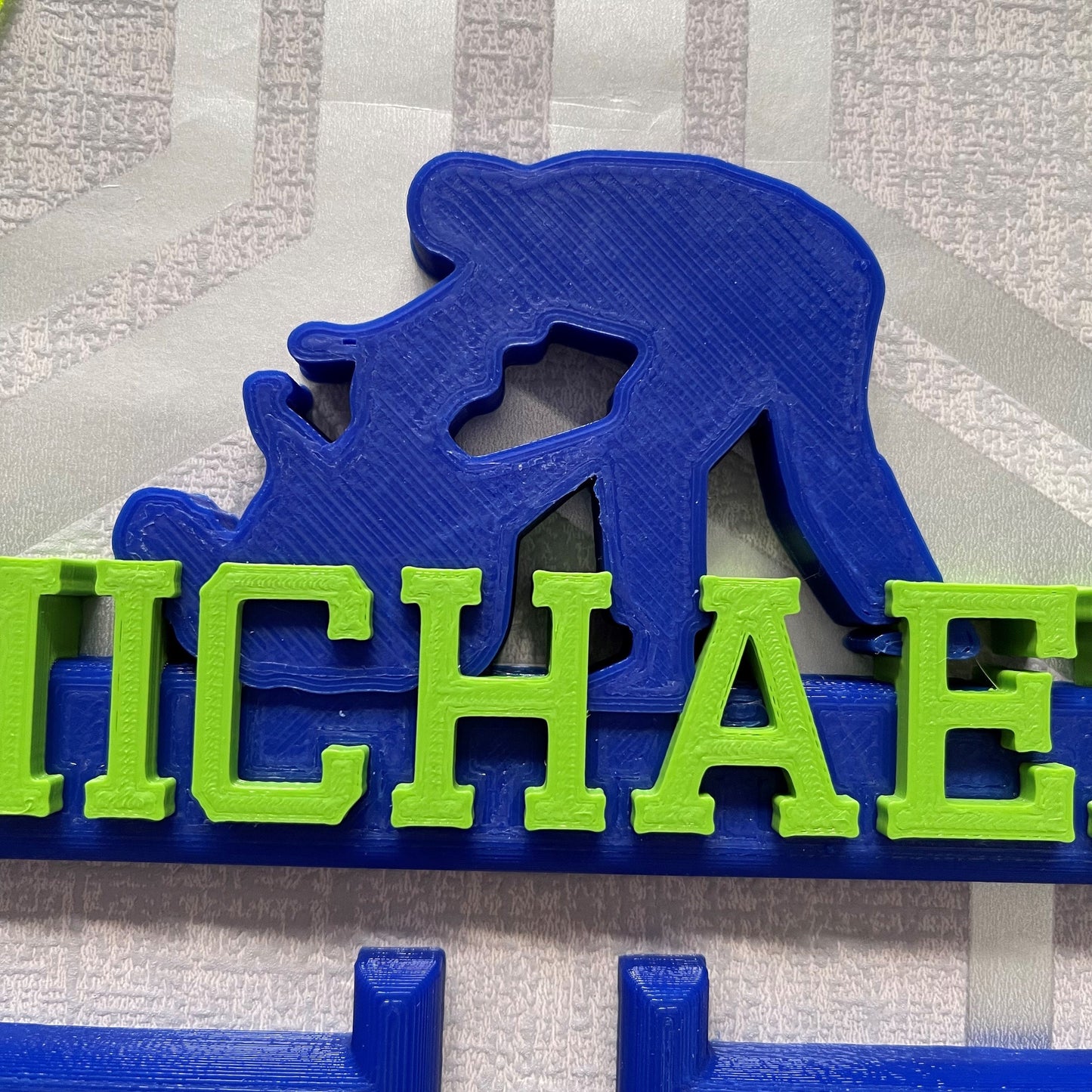 Taekwondo Medal Hanger/Holder - Personalised - 3D Printed - Karate Kid - Taekwondo - Judo - Trophy - any Sport available - Combat Sports