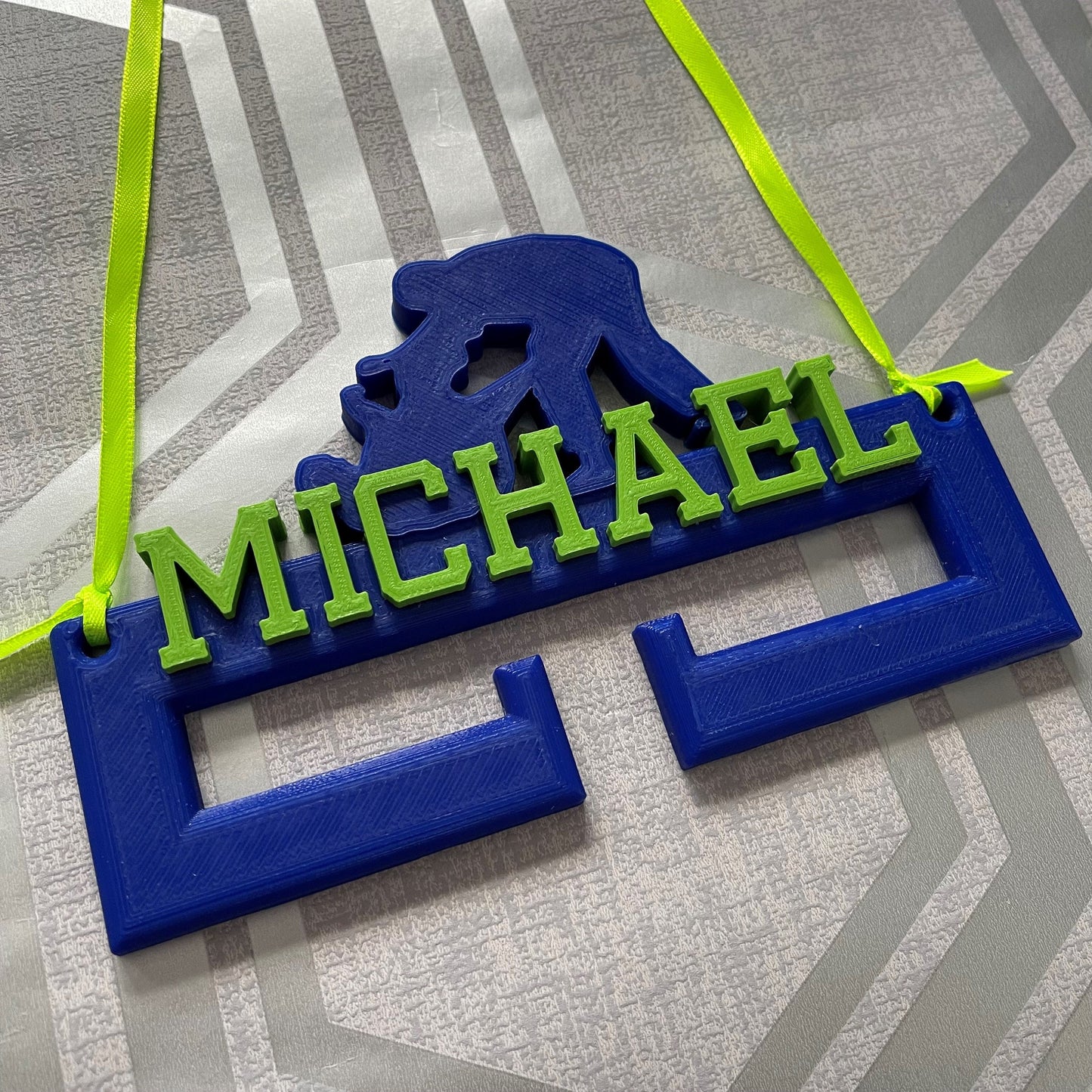 Taekwondo Medal Hanger/Holder - Personalised - 3D Printed - Karate Kid - Taekwondo - Judo - Trophy - any Sport available - Combat Sports