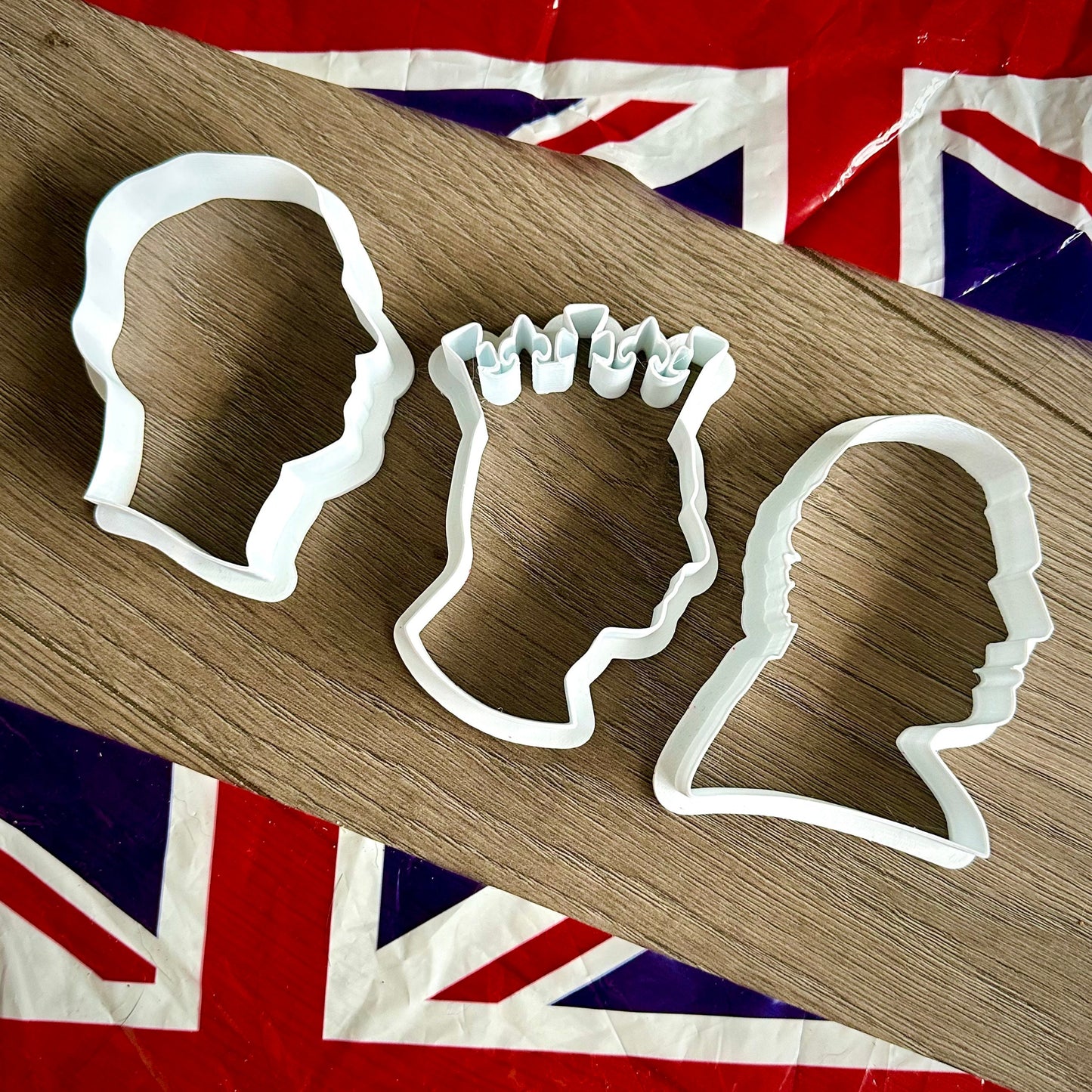 Prince Charles Head Silhouette Cookie Cutter - Biscuit - Fondant - Clay cutter - Dough - Kings Coronation - Monarchy - Royalty - Royal Stamp