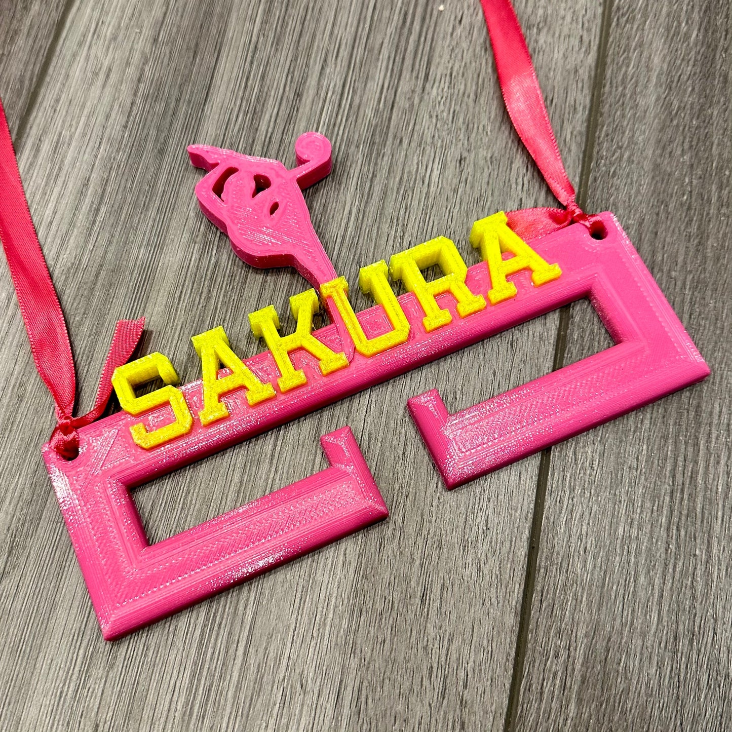 Rhythmic Gymnast Medal Hanger/Holder - Personalised - 3D Printed - Gymnastics - Trophy - Gymnastics is my life - any Sport available