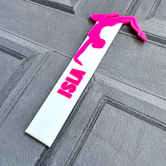 Gymnast Bookmark - 3D Printed - Personalised - Book Lover - Handstand - Gymnastics - Stocking Stuffer - Stocking Filler - Christmas Gift