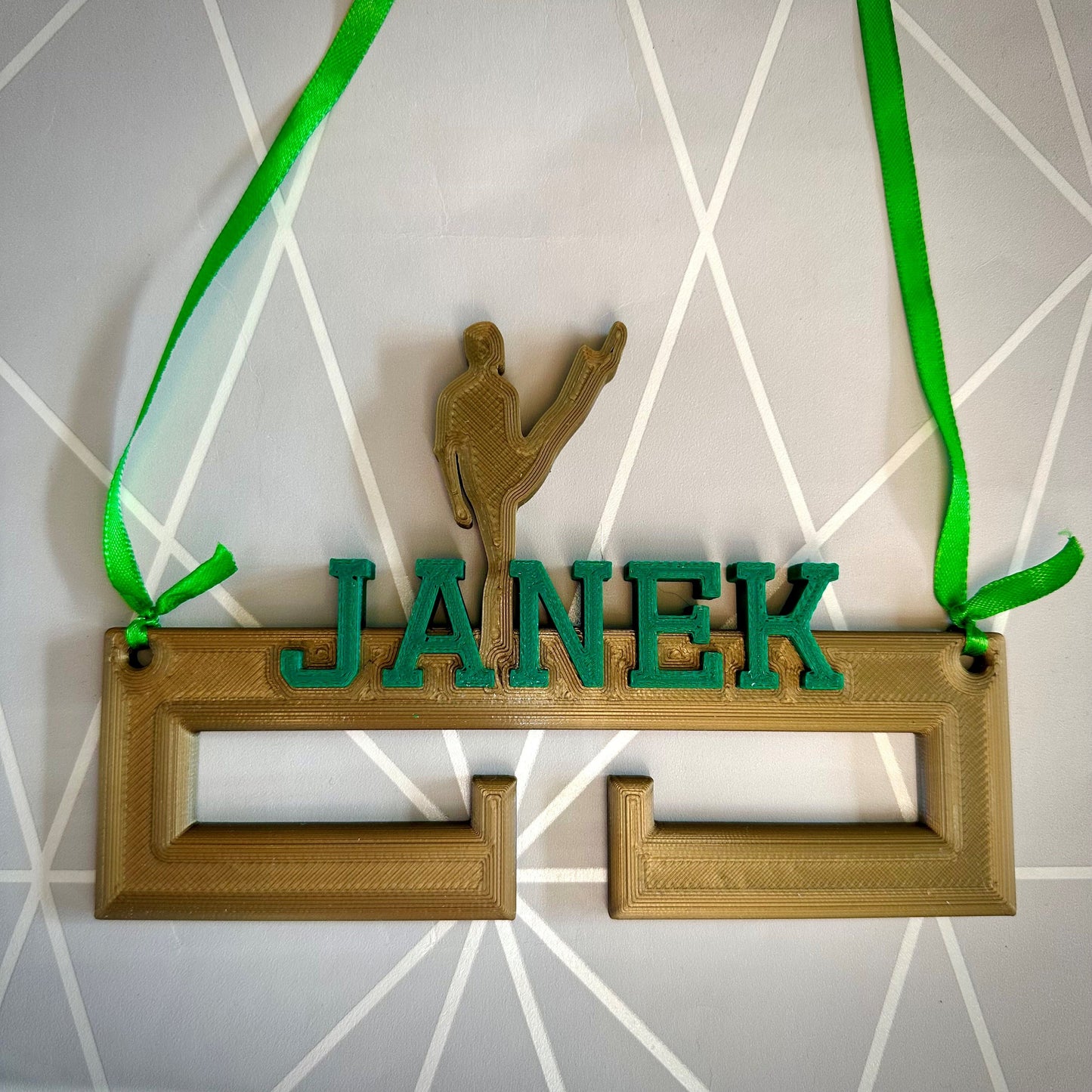 Irish Dancer Medal Hanger/Holder - Personalised - 3D Printed - Irish Dancing - Trophy - any Sport available