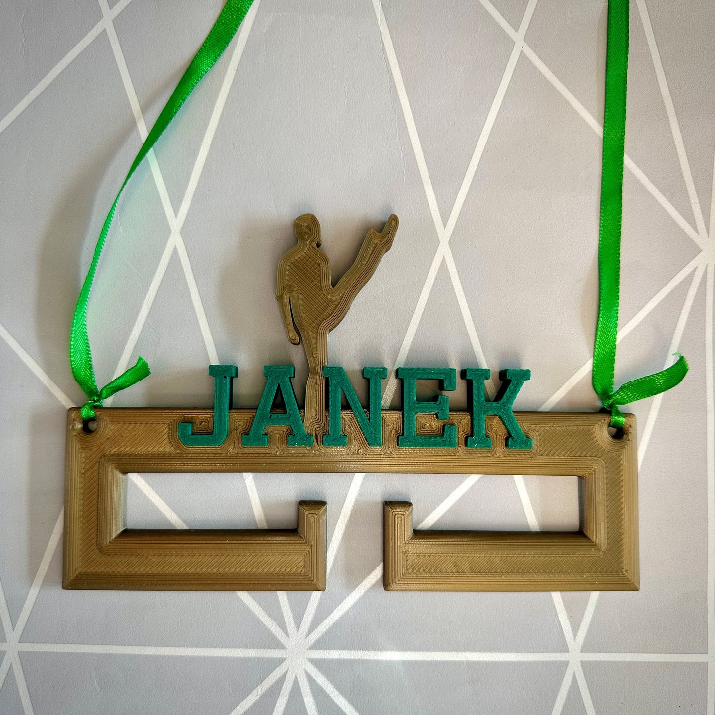 Irish Dancer Medal Hanger/Holder - Personalised - 3D Printed - Irish Dancing - Trophy - any Sport available