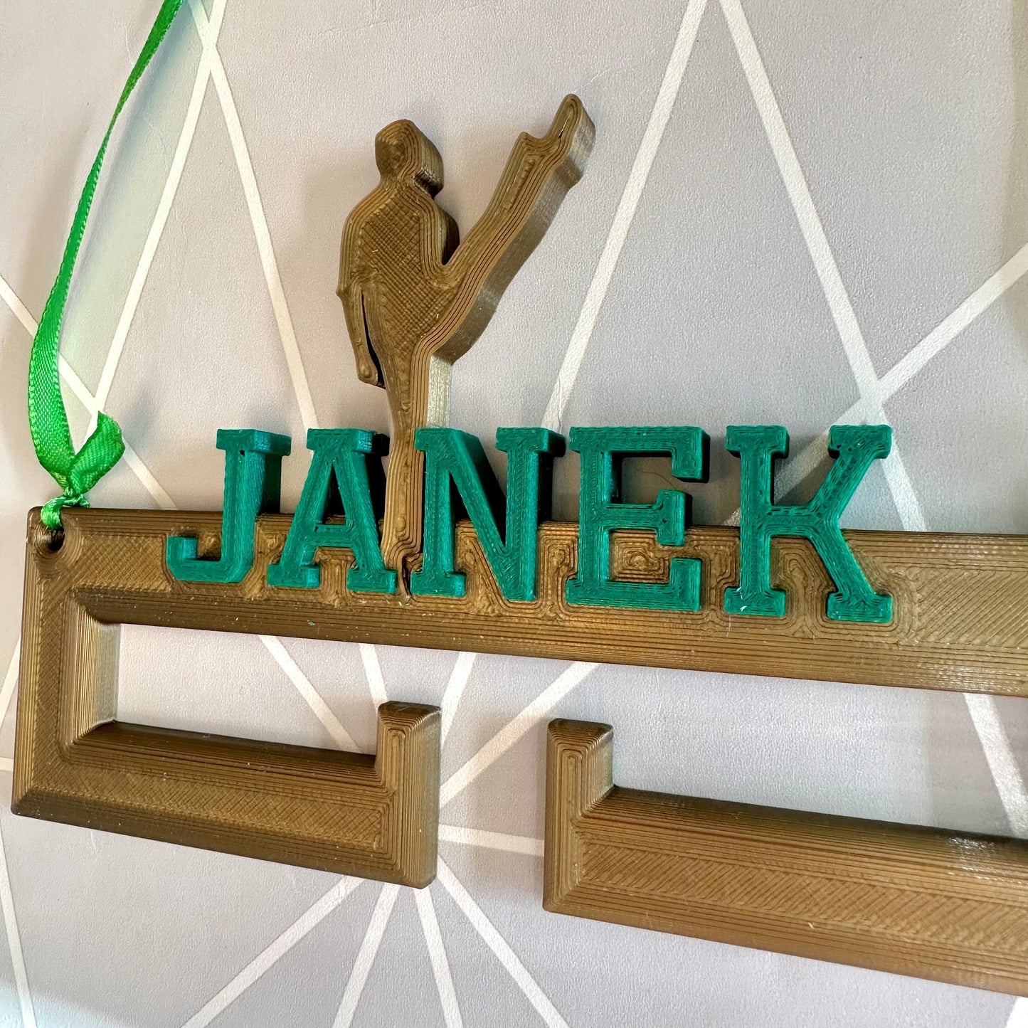 Irish Dancer Medal Hanger/Holder - Personalised - 3D Printed - Irish Dancing - Trophy - any Sport available