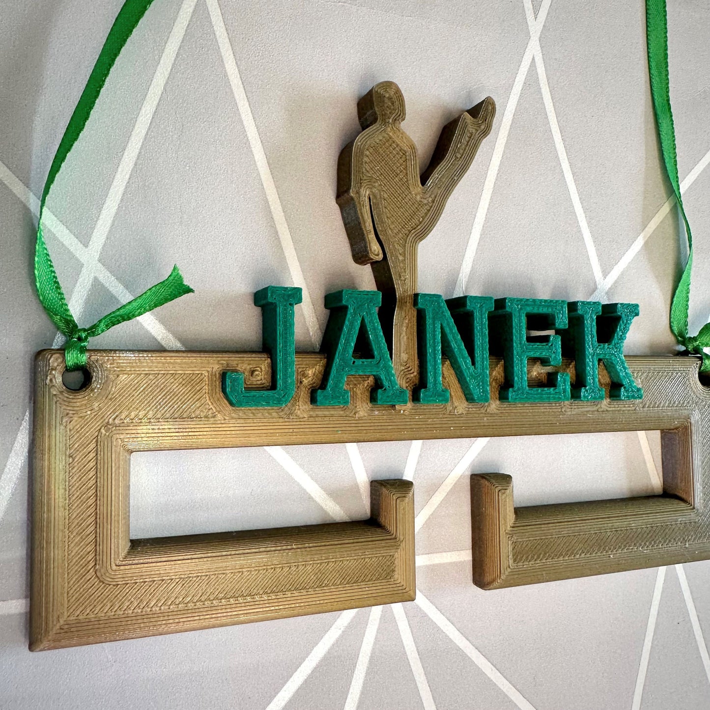 Irish Dancer Medal Hanger/Holder - Personalised - 3D Printed - Irish Dancing - Trophy - any Sport available