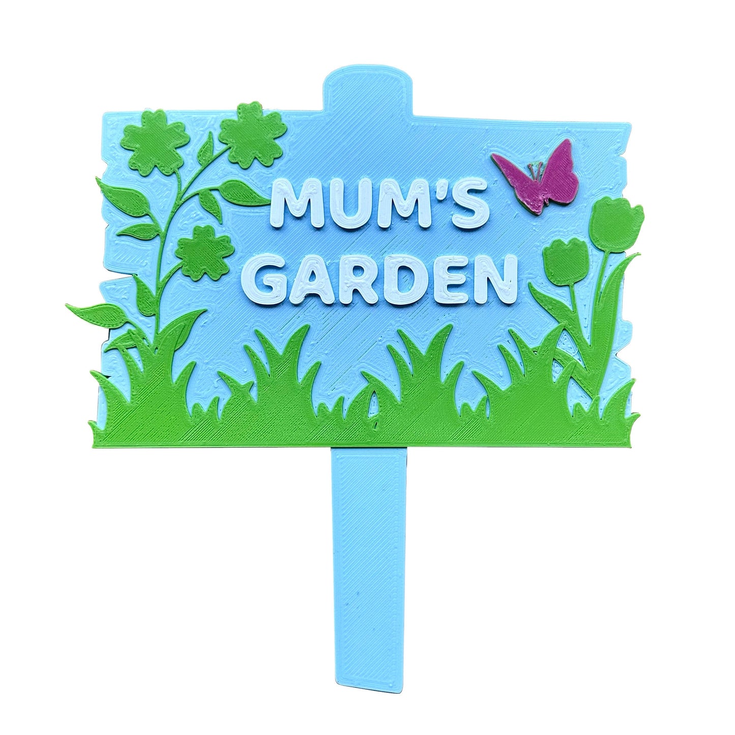 Garden Sign - Keep Off the Grass - 3D printed - Personalised Gift - Gardener - Nature - Waterproof Sign - Mother's Day