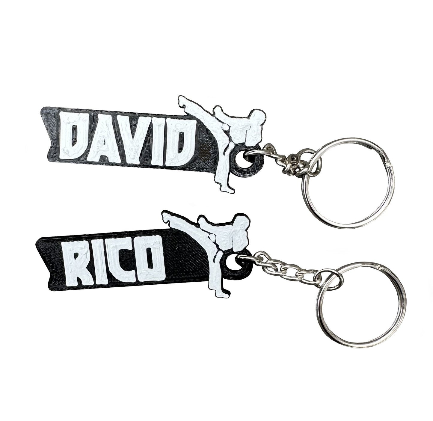 Karate Personalised Keyring - Keychain - 3D Printed - Karate - Gifts for Her - Gifts for Him - Children - Sports - Athletics
