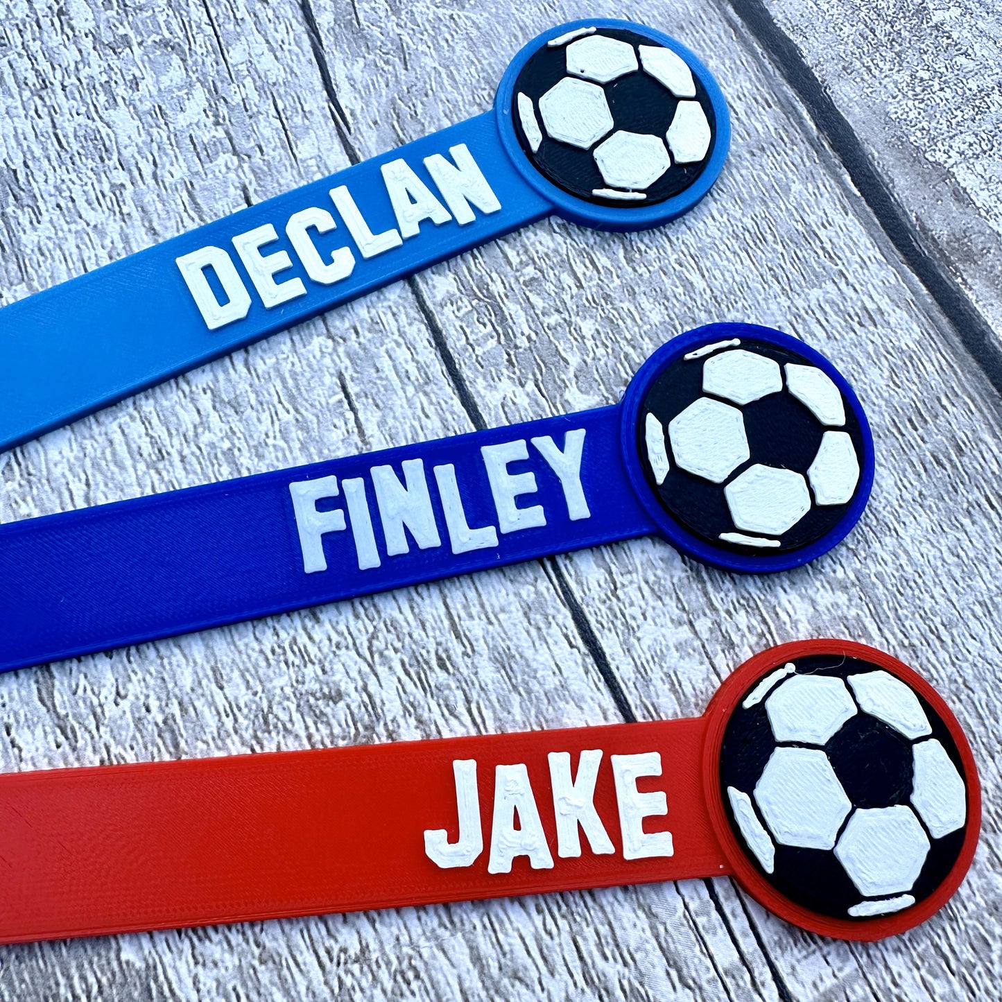 Football Bookmark - 3D Printed - Personalised - Book Lover - Footballer - Stocking Stuffer - Stocking Filler - Christmas Gift - Team