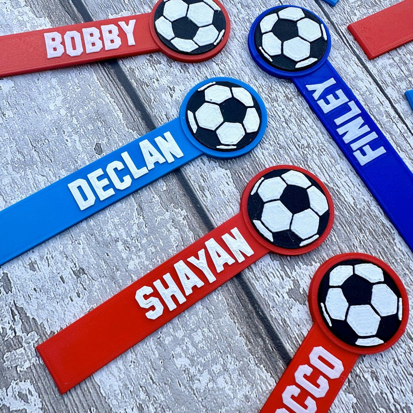 Football Bookmark - 3D Printed - Personalised - Book Lover - Footballer - Stocking Stuffer - Stocking Filler - Christmas Gift - Team