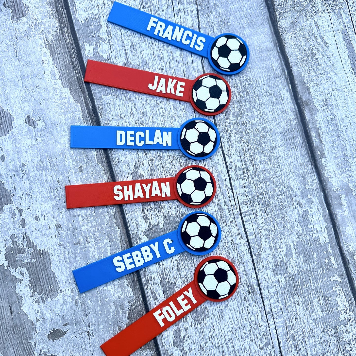 Football Bookmark - 3D Printed - Personalised - Book Lover - Footballer - Stocking Stuffer - Stocking Filler - Christmas Gift - Team