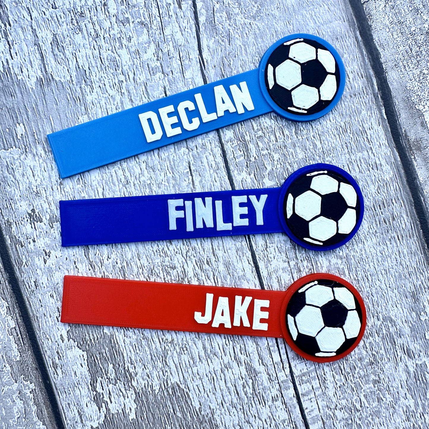 Football Bookmark - 3D Printed - Personalised - Book Lover - Footballer - Stocking Stuffer - Stocking Filler - Christmas Gift - Team